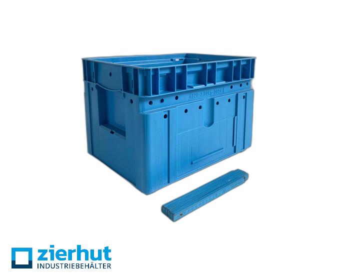 C-KLT 4328Kunststoffbehälter, 400x300x280 mm, blau, gebraucht/neu, kaufen/mieten