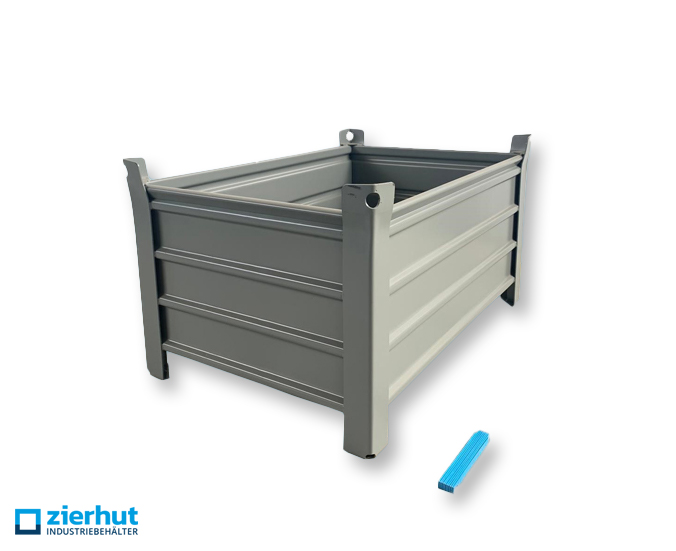 Stahlbehälter SB-1280 lackiert Stapeltransportbehälter 1200x800x600