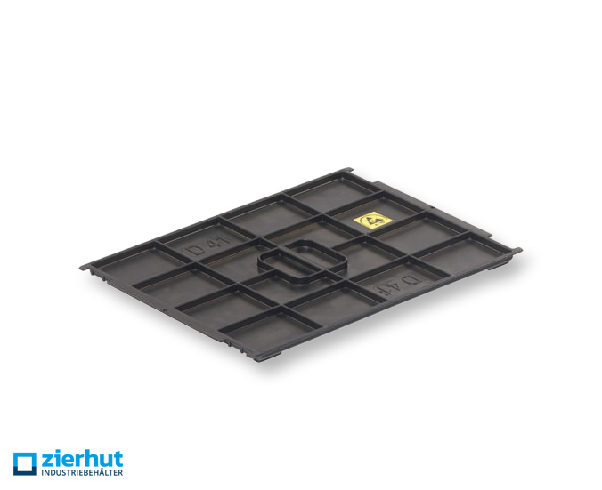 Deckel ESD-KLT D41 Auflagedeckel 400x300x12