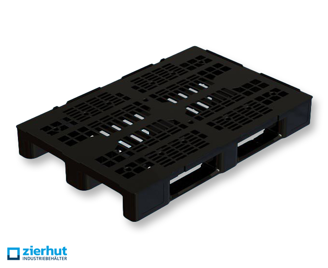 Kunststoffpalette Medium Standard Exportpalette 1200x800x145