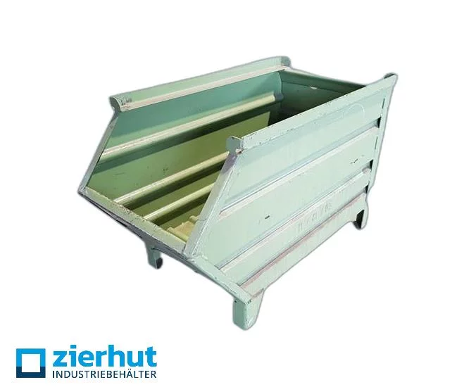Sichtlagerbehälter 15/72 (ähnlich Schäfer Typ 14/7-0b) lackiert Muldenbehälter 1000/800x500x600