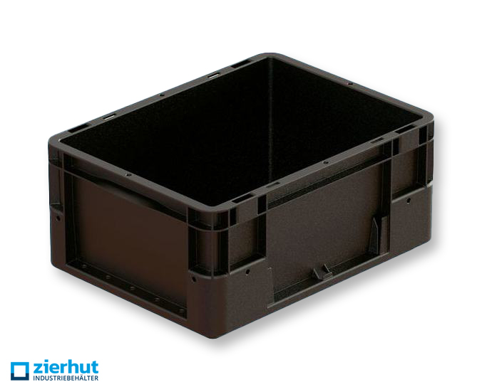 ESD Euronormbehälter Plus elektrisch leitfähige Euro-Norm Behälter 400x300x180