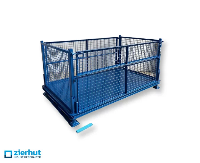 Faltgitterbehälter ähnlich Daimler LT-T5 2036 lackiert Gitterstahlbehälter 2000x1200x1000