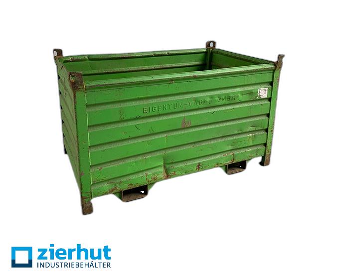 Stahlbehälter SB-1610-massiv Massiver Stapelbehälter 1600x1000x1000