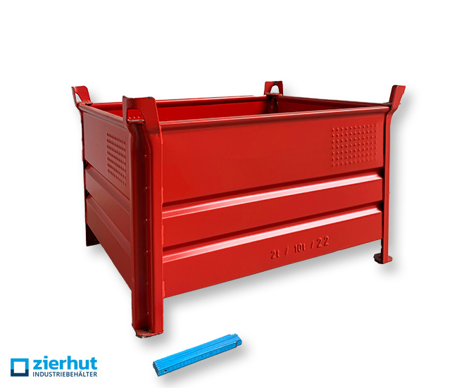 Stahlbehälter SB-186-600 lackiert Stapelbehälter 1000x800x600