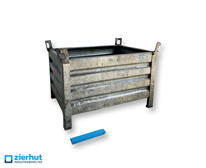Stahlbehälter SB-865 verzinkt Großladungsträger 800x600x575