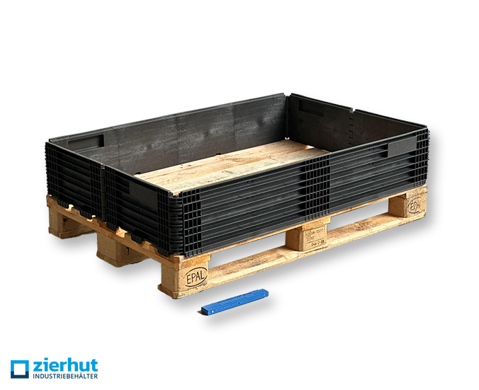 Pallet frame kunststof met 6 scharnieren- Acroniem