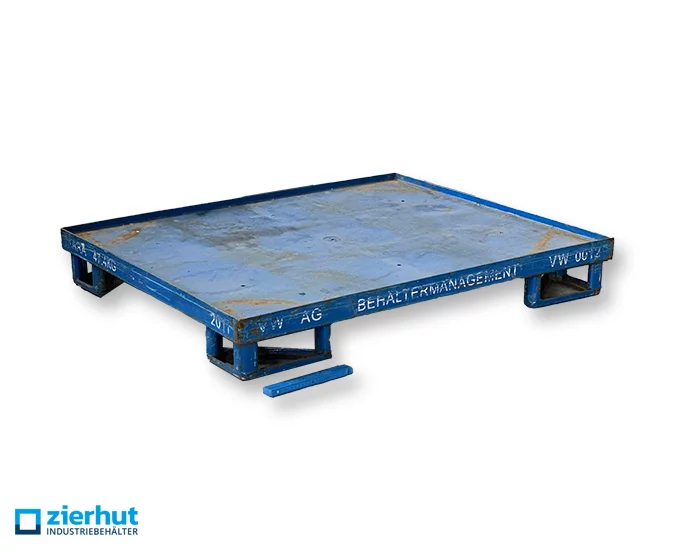 Palette en acier plat VW 0012 peintePalette en acier