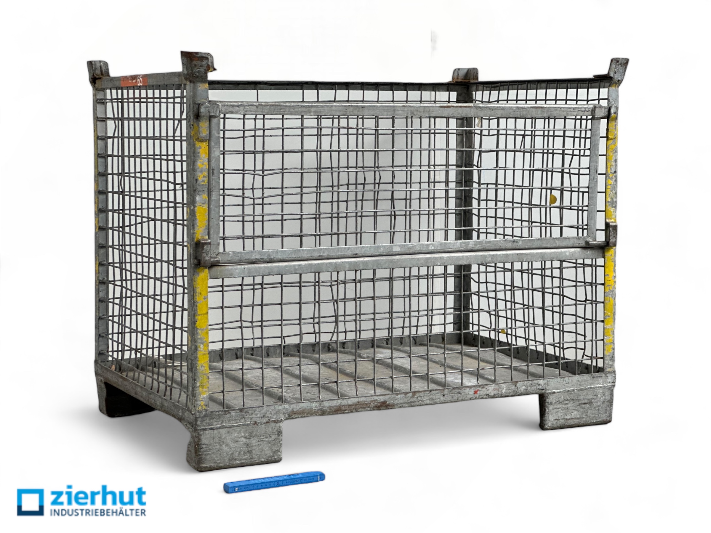 Gitterbox verzinkt Gitterbehälter 1200x800x970