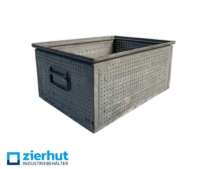 Stackle transport box 14/6-1 Stackbox, type: 14/6-1, geperforeerd, verzinkt
