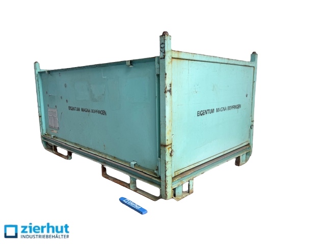 Faltstahlbehälter 2000x1200x1000 lackiert  Stapeltransportbehälter