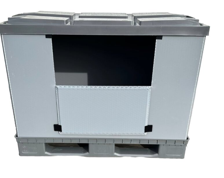 Kunststoffbehälter HD-PE 1230x830x980mm grau