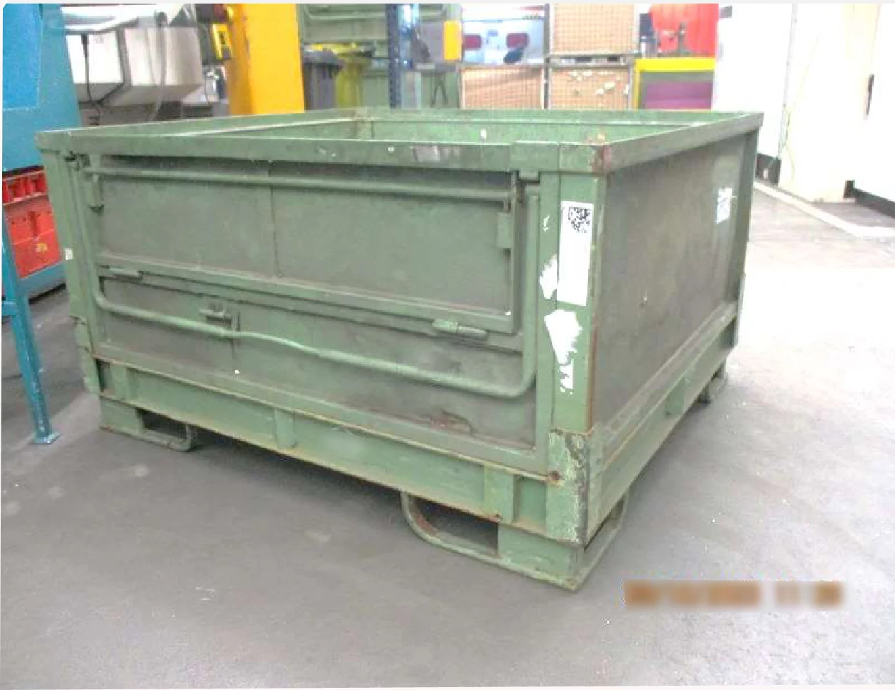 Faltladungstraeger come VW 111950 dipinto verde -Grossladungstraeger 1400x1200x758 mm