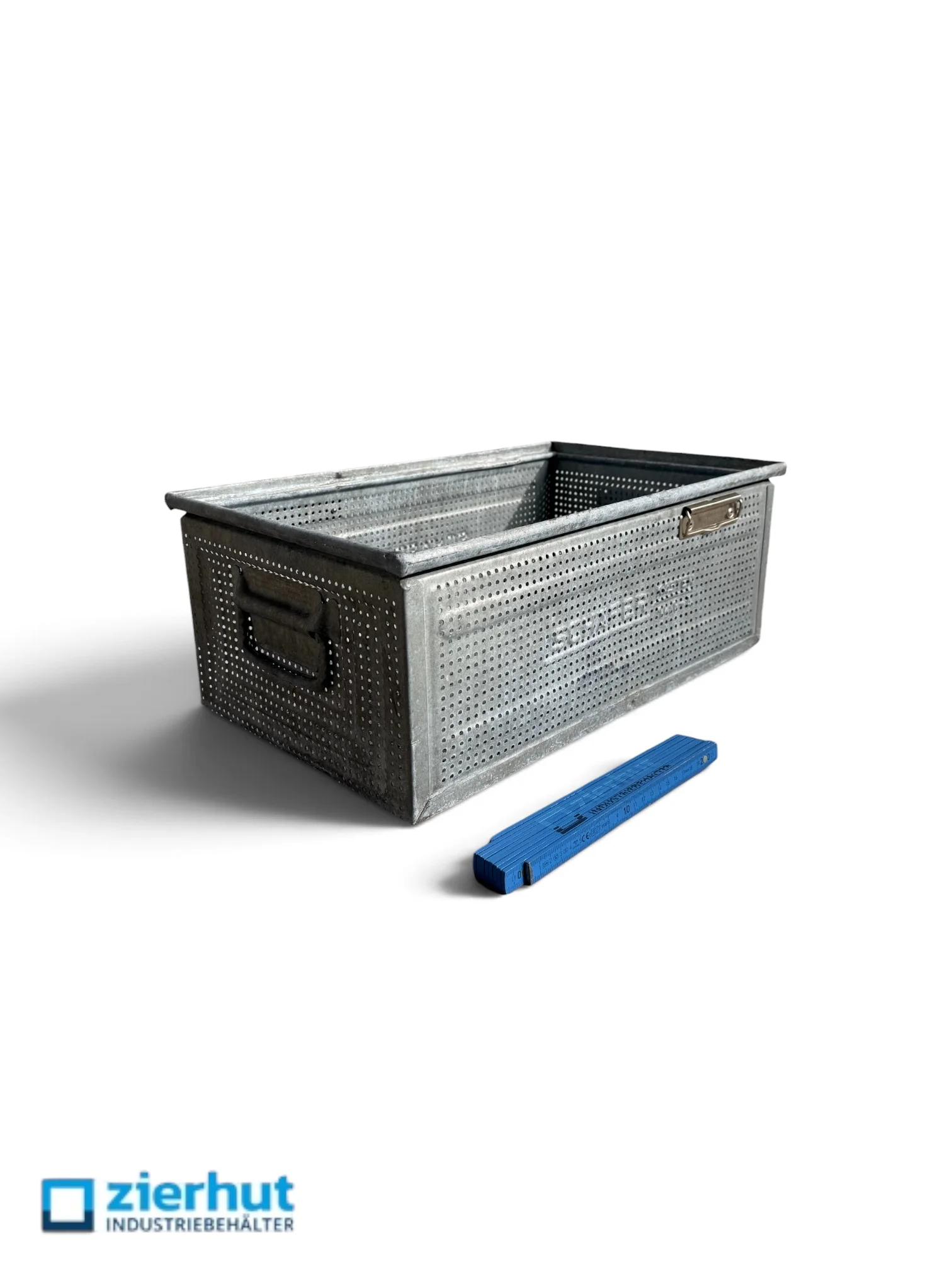 Stapeltransportkiste gelocht 14/6-A verzinkt 500x300x200 mm Lochkästen